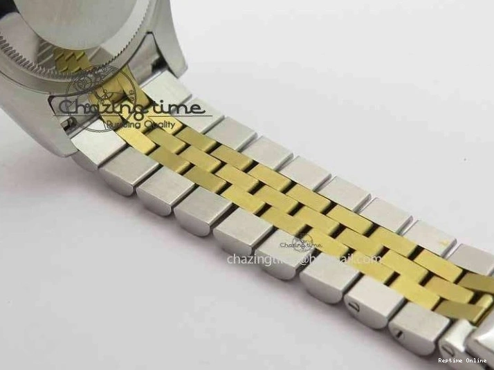 0410 DateJust 116234 SS YG BP Best Edition Gray Dial Diam Markers On SS YG Bracelet SA ZipUp 3745